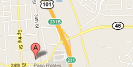 Map of Paso Robles